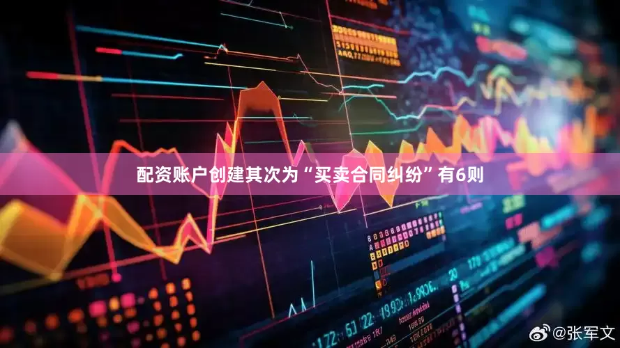 配资账户创建其次为“买卖合同纠纷”有6则